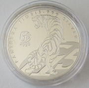Laos 500 Kip 2020 Tiger Fabulous 15 Privy Silver