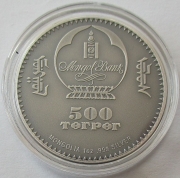 Mongolei 500 Tögrög 2021 Evolution of Life Hominidae