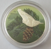 Kanada 10 Dollars 2017 Birds Among Natures Colours Nuthatch