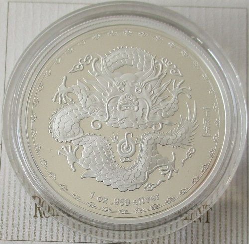 Australien 1 Dollar 2012 RAM Lunar Drache