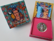 Tuvalu 2 Dollars 2024 Frida Kahlo 2 Oz Silver Antiqued