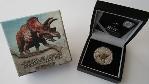 Niue 2 Dollars 2020 Dinosaurier Triceratops