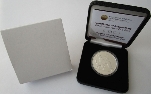 Irland 15 Euro 2012 Tiere Hund