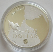 Niue 1 Dollar 2014 Mans Best Friends Dogs Yorkshire Terrier Silver