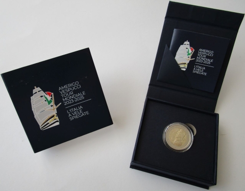 Italien 2 Euro 2025 Amerigo Vespucci World Tour PP