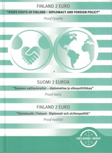 Finland 2 Euro 2025 State Visits Proof