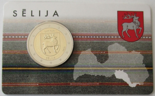Latvia 2 Euro 2025 Regions Sēlija BU