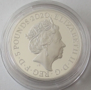 Großbritannien 5 Pounds 2020 James Bond 007: Pay Attention