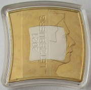 Luxembourg 2.50 Euro 2021 Architecture Bock Casemates Silver