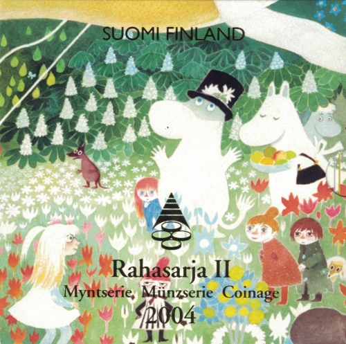 Finland Coin Set 2004 Moomins