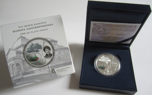 Spanien 10 Euro 2017 Europastern Eisen & Glas