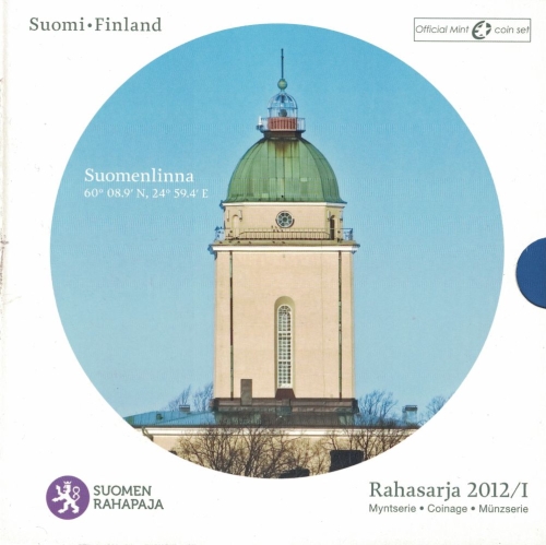 Finnland KMS 2012 Leuchtturm Suomenlinna