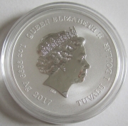 Tuvalu 1 Dollar 2017 Ghostbusters Slimer