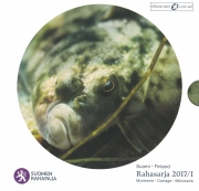 Finland Coin Set 2017 Fish of Baltic Sea European Flounder