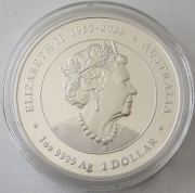 Australia 1 Dollar 2024 Lunar III Dragon 1 Oz Silver Proof