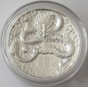 Australia 1 Dollar 2024 Lunar III Dragon 1 Oz Silver High...