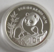 China 10 Yuan 1990 Panda Shenyang Mint (Small Date) 1 Oz...