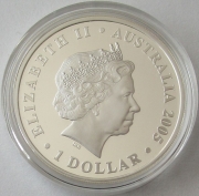 Australia 1 Dollar 2005 100 Years Rotary International 1 Oz Silver