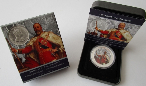 Australien 1 Dollar 2010 100 Jahre Commonwealth Silbermünzen