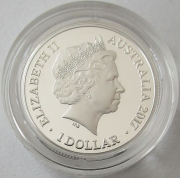 Australia 1 Dollar 2017 100 Years Trans-Australian Railway Silver