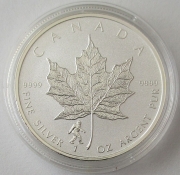 Canada 5 Dollars 2016 Maple Leaf Bigfoot Privy 1 Oz Silver