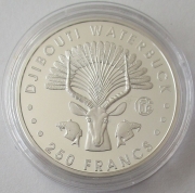Djibouti 250 Francs 2018 Wasserbock F15 Privy