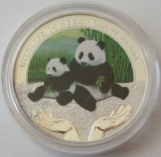 Tuvalu 1 Dollar 2011 Wildlife in Need Großer Panda