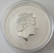 Tuvalu 1 Dollar 2021 Gods of Olympus Hades