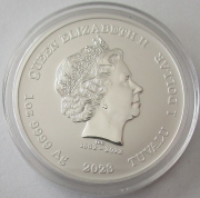 Tuvalu 1 Dollar 2023 Gods of Olympus Artemis