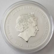 Tuvalu 1 Dollar 2022 The Simpsons Seasons Greetings