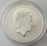 Tuvalu 1 Dollar 2022 The Simpsons Bart Simpson