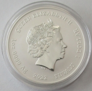 Tuvalu 1 Dollar 2022 The Simpsons Homer Simpson