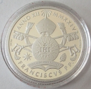 Vatikan 5 Euro 2024 Unterwegs mit dem Heiligen Franziskus Orte