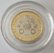 Vatican 5 Euro 2024 Francesco Petrarca Proof