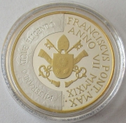 Vatikan 10 Euro 2019 Weltfriedenstag Vergoldet