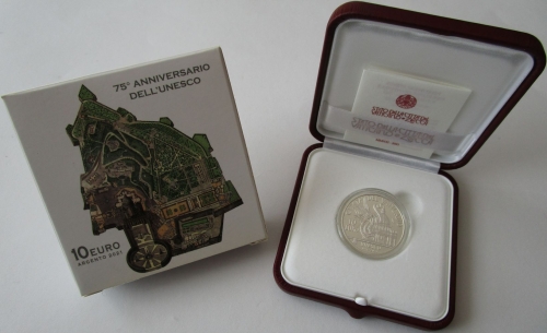Vatikan 10 Euro 2021 75 Jahre UNESCO