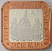 Vatikan 10 Euro 2023 Heiliges Jahr Ablass