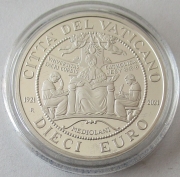 Vatican 10 Euro 2021 100 Years Catholic University of the Sacred Heart Silver