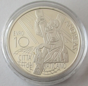 Vatikan 10 Euro 2022 Zwölf Apostel Andreas