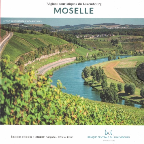 Luxembourg Coin Set 2025 Moselle 75 Years Schuman Declaration