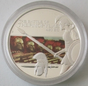 Tuvalu 1 Dollar 2009 Famous Battles Thermopylae