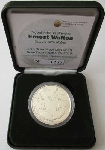 Irland 15 Euro 2015 Ernest Walton
