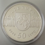 Litauen 50 Litu 2006 Tiere Luchs