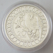 Austria 20 Euro 2021 Eyes of the World Europe Wisdom of the Owl 2/3 Oz Silver