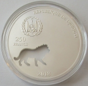 Djibouti 250 Francs 2018 Shapes of Africa Löwe