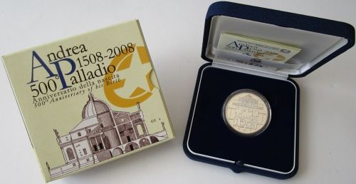 Italien 10 Euro 2008 Europastern Andrea Palladio