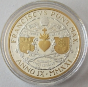 Vatican 10 Euro 2021 100 Years Catholic University of the Sacred Heart Silver Gilded