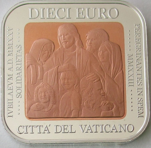 Vatican 10 Euro 2023 Holy Year Solidarity Silver