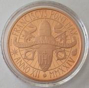 Vatikan 20 Euro 2024 Kunst & Glaube Gallo di San Pietro PP