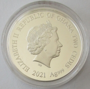 Ghana 2 Cedis 2021 Lunar Ochse